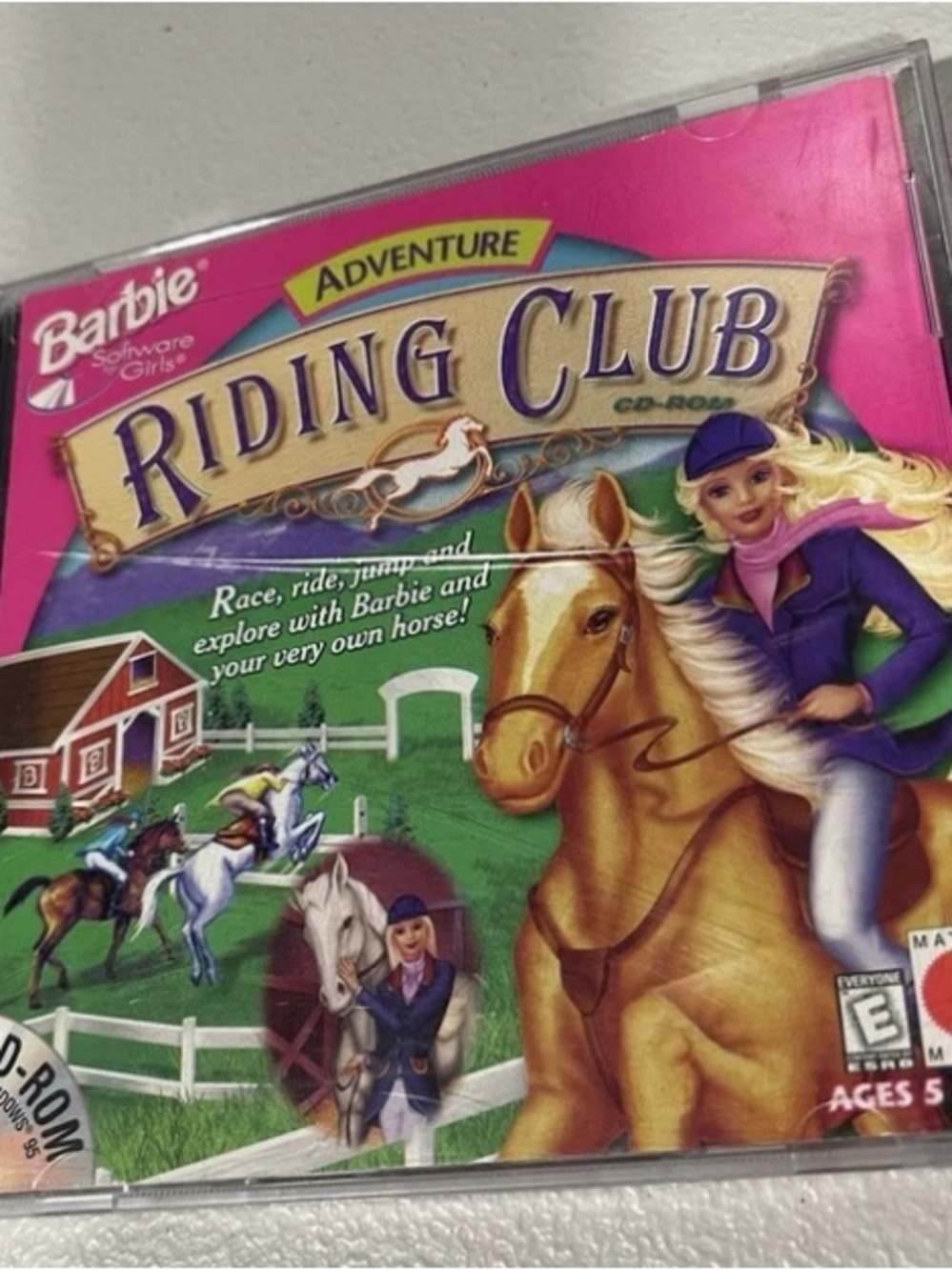 Barbie Riding Club Game - Pink, Purple, Gold